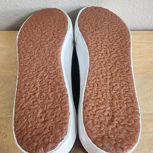 Superga 2790 Platform Leather Shoes Womens Size 8.5 Black Lace Up S00C790 - Picture 11 of 11